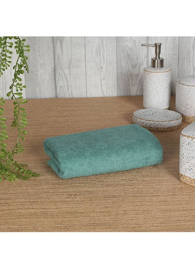 اشتري Organic Cotton Hand Towel Green 50x80 cm في الامارات