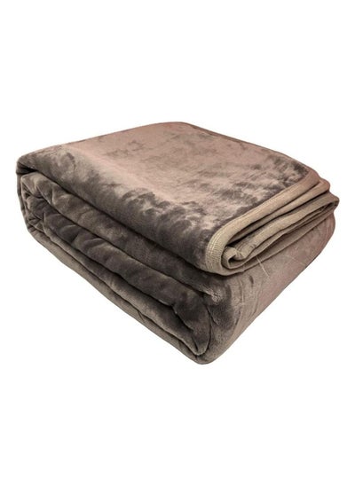 Buy Fleece Throw Blankets Black Queen Size Fluffy Flannel Blankets Soft Warm Bed Throws for Sofa, Bed, Settees and Couch, Fit All Season, No shedding, 220x240cm in UAE