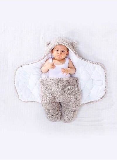 Buy Baby hug quilt autumn and winter thickened bag quilt newborn baby blanket newborn swaddling baby sleeping bag going out towel supplies in UAE