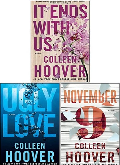 Buy Colleen Hoover 3 Books Collection Set (November 9, Ugly Love, It Ends with Us) in Egypt