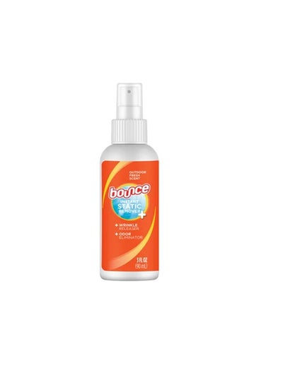 Buy Bounce Instant Static Remover, Wrinkle Releaser, Odor Eliminator 90ml in UAE