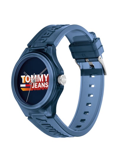 اشتري TOMMY HILFIGER BERLIN UNISEX's NAVY DIAL, NAVY TRANSLUCENT SILICONE WATCH - 1720028 في الامارات