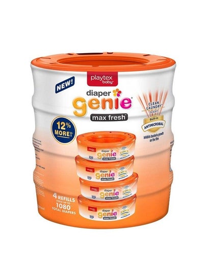 اشتري Diaper Genie Max Fresh 4 Refills في الامارات