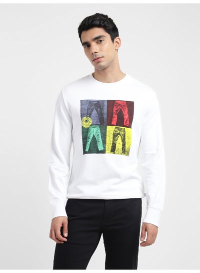 Buy Men's Printed Crew Neck Sweatshirt in Egypt
