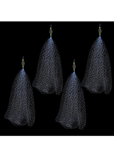 اشتري Promass 4Pcs Fishing Cast Net,Fishing Net,Fishing Trap,with Luminous Beads Fishing Accessory Net في الامارات