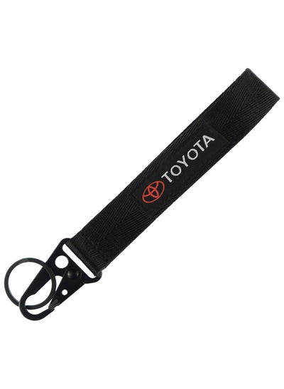 Buy Car Key Chain, Home Keychain, Premium Type Fabric Strap Keychain TOYOTA in Saudi Arabia