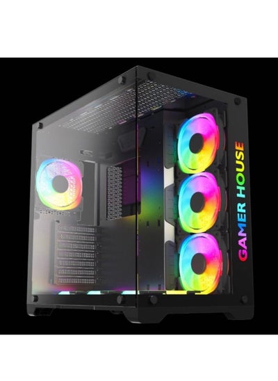 اشتري Gamer house Gaming PC - Intel Core i5 12400F, Nvidia RTX 4060 8GB, 16GB DDR4 3200Mhz, 1TB M.2 SSD, 6 في الامارات