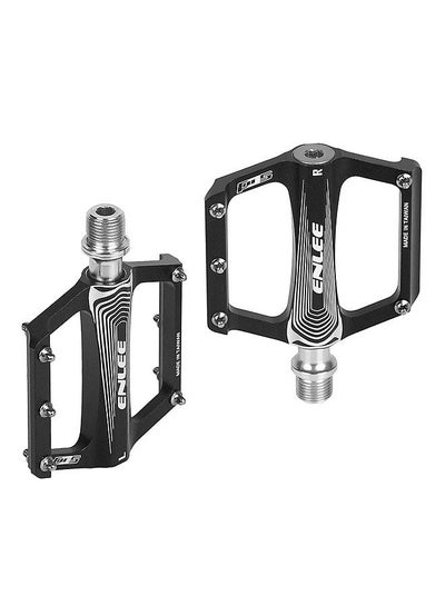 Buy Folding Bike Pedals Aluminium Alloy Flat Bicycle Platform Pedals Mountain Bike Pedals Cycling Road Pedals in Saudi Arabia