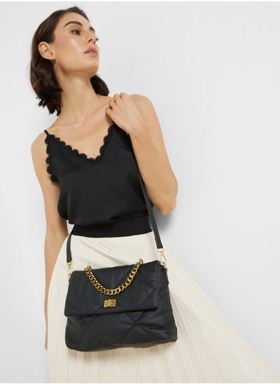 Buy Oversized Quilted Crossbody Bag in Saudi Arabia