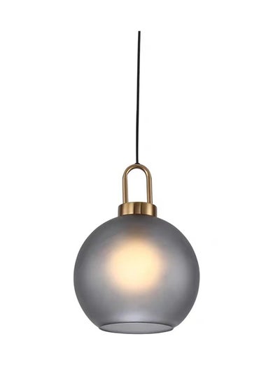 اشتري Glass Globe Hanging Light Modern Pendant Ceiling Light with Adjustable Wire Mid Century Hanging Chandelier Light Fixture for Kitchen Island Bedroom Living Room Hallway في الامارات