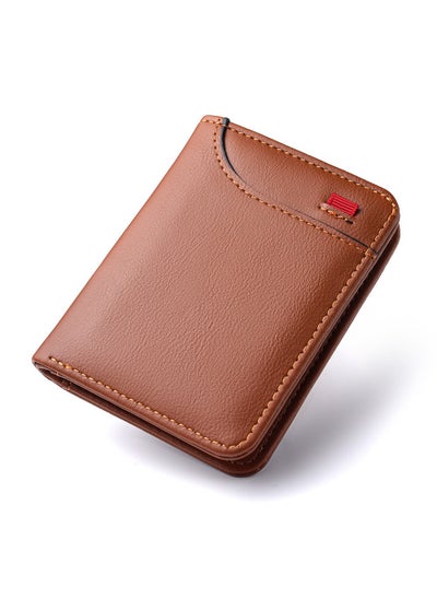 Buy Multi slot card holder vertical ID card bag wallet in UAE