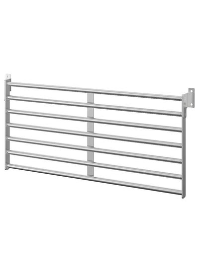 Buy Kitchen wall shelf in the form of a stainless steel grid in Saudi Arabia