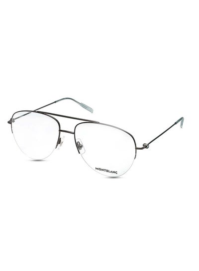 Buy Men's Aviator Eyeglass Frame - MB0077O 001 57 - Lens Size: 57 Mm in UAE