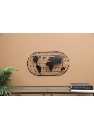 اشتري Larry Wall Decor Black 62x36cm في الامارات