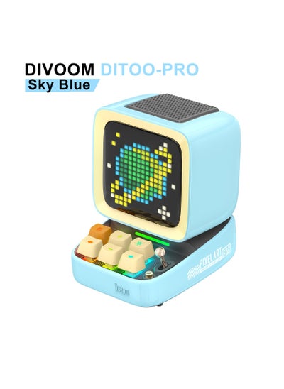 Buy Bluetooth Portable Speaker Alarm Clock Cute Gift Home Light Decoration in UAE