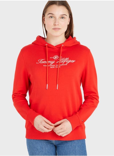 Buy Logo Knitted Hoodie in UAE