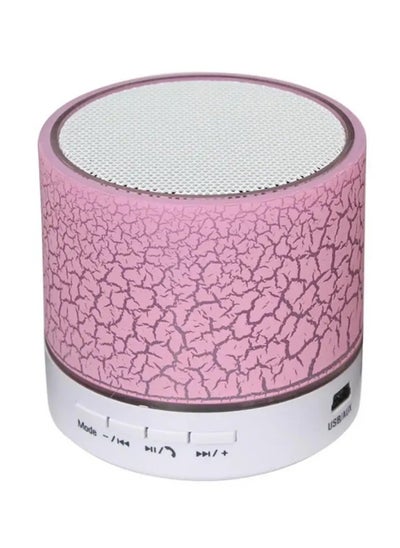 Buy Mini Portable Bluetooth Speaker with FM And Micro-SD Card Slot for All Smartphones Pink in Egypt