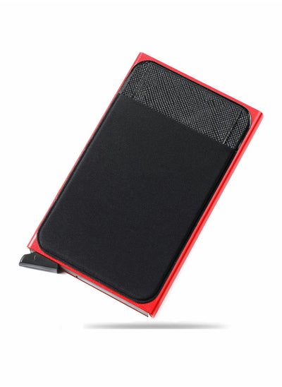 اشتري Pop-up Credit Card Holder Switch Sliding Business Card Case RFID Blocking Wallets for Men and Women في الامارات