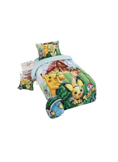 Buy Kids Comforter Set 4Pieces Size230X170 Sheet Size200X140X25 in Saudi Arabia