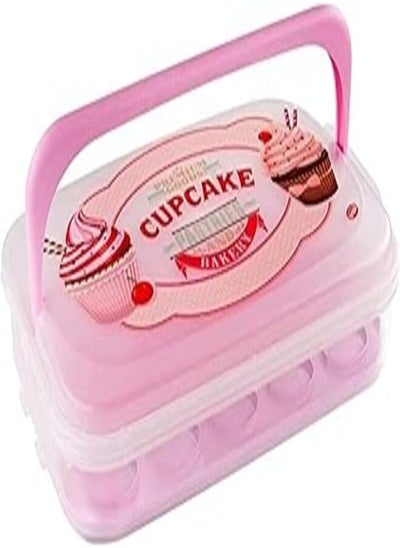 اشتري Snips Vintage Cupcake Holder, Pink, 44920 في مصر