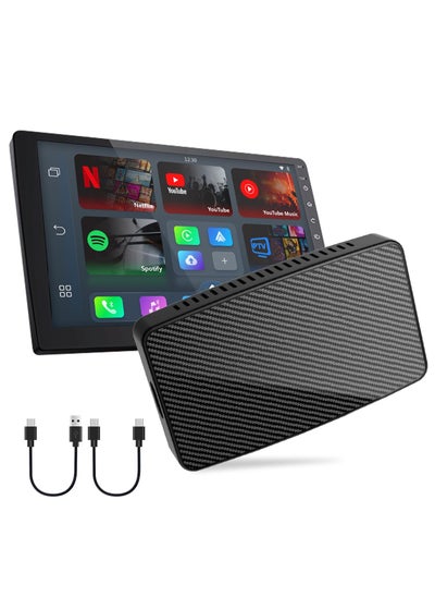 Buy Wireless CarPlay & Android Auto Adapter - 3-in-1 Play2Video Pro AI Box with Built-in YouTube & Netflix, Compatible with Factory Wired CarPlay Vehicles (2016+) in UAE