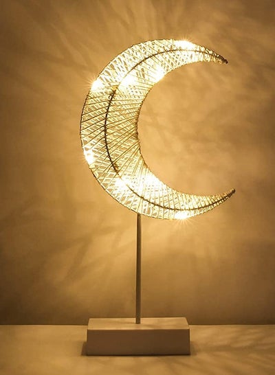 اشتري مصباح ليلي للزينة على شكل قمر لشهر رمضان والزفاف وغرفة النوم يعمل بالبطارية في الامارات