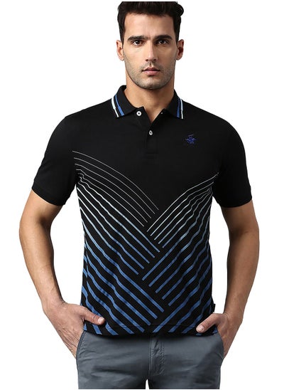 اشتري Diagonal Alignment Printed Polo في الامارات