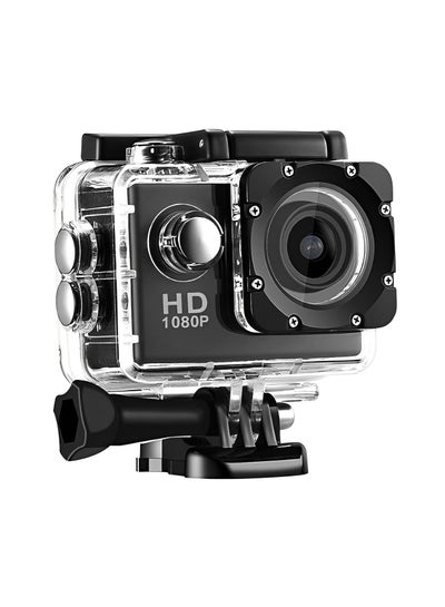 Buy HD 1080P Sports Action Mini camera Waterproof 30m/98ft Underwater Diving Recording with Mounting Kit in UAE