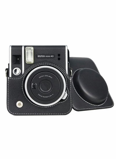 Buy Camera Case for Mini 40， Instant Protective Compatible with Instax 40 Film (Black) in Saudi Arabia
