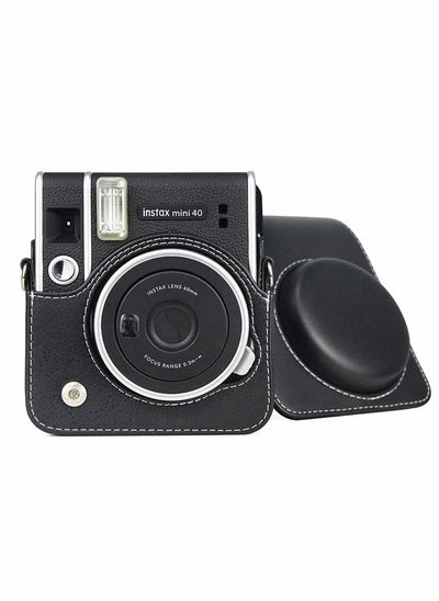 Buy Camera Case for Mini 40， Instant Protective Compatible with Instax 40 Film (Black) in Saudi Arabia