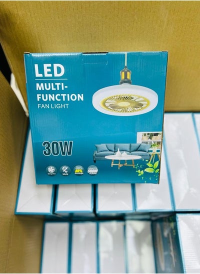 Buy FAN LIGHT MODERN LED CEILING 30W in UAE