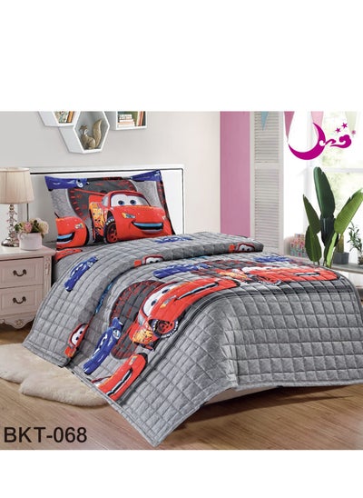 Buy Compressed Bed Comforter Set Consisting of 3 Piece Children's Drawings in Saudi Arabia