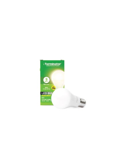 Buy Terminator LED Bulb 9W Warm White E-27 in UAE