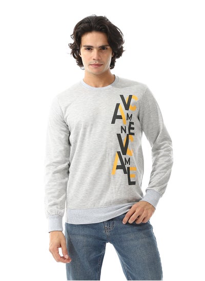 اشتري Side Printed Long Sleeves Sweatshirt في مصر