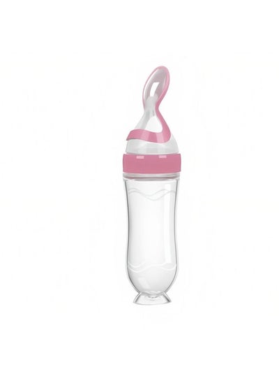 اشتري TOT Easy Feeding: Squeeze and Serve with the Soft Spoon Head Baby Paste Bottle في الامارات