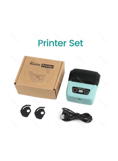 Buy Smart Mini Portable Bluetooth Receipt Printer 58mm 2inch Wireless Thermal Printer Bill Maker Supermarkets Cash Ticket Machine PC in Saudi Arabia