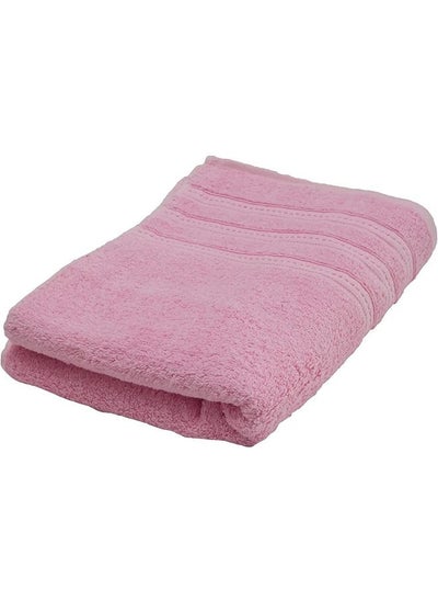 Buy Solid Face Towel Pink 50x30cm in Egypt