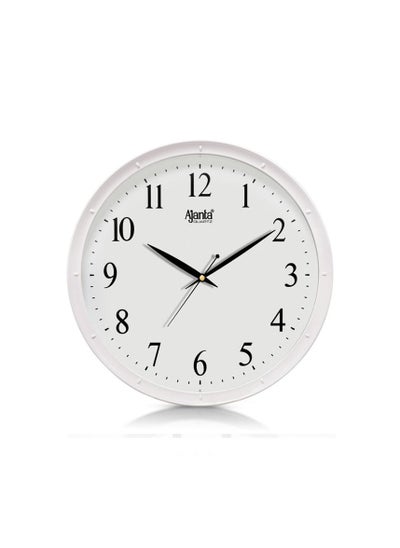 Buy Ajanta Wall Clock- Fancy Wall Clock - 2917 - White in UAE