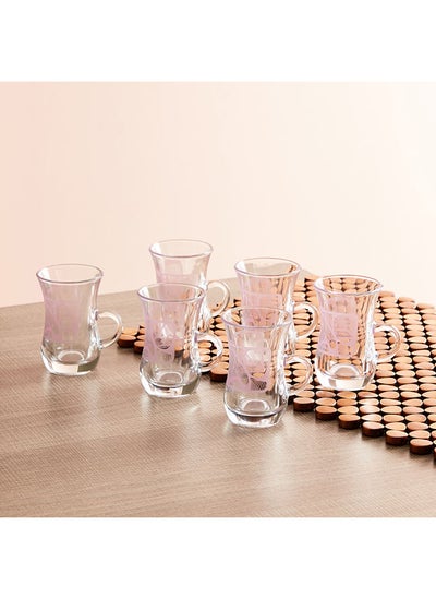 Buy Contour 6-Piece Glass Istikan Set 100 Ml in UAE