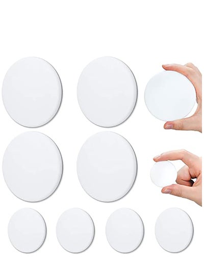 Buy Door Stopper Wall Protector, 8 Pcs Silicone Door Knob Wall Bumper Guard with Self Adhesive for Protecting Wall, Door Handle, Refrigerator Door in UAE