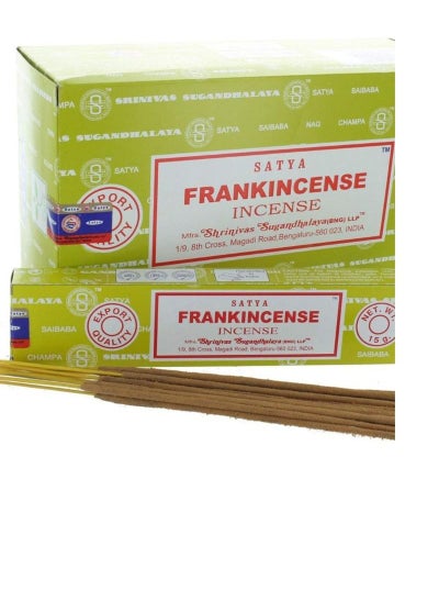 Buy Satya Sai Baba Nag Champa  Frankincense Incense Stick Box - Pack of 12 in UAE