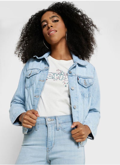 Buy Pocket  Detail Denim Jacket in UAE