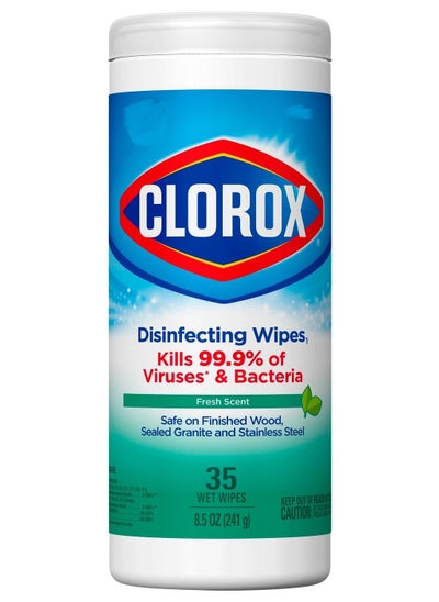 Buy Disinfecting Wipes Fresh Scent 35 Wet Wipes 241g in Saudi Arabia