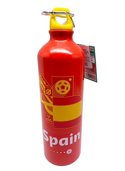 اشتري Football World Cup 2022 Water Bottle w/ Ring Alluminum 750ml - Spain في الامارات