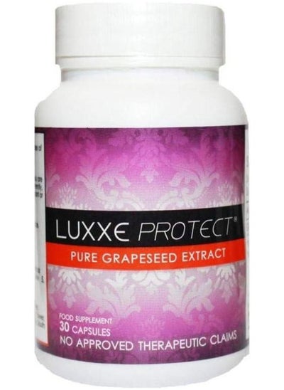 Buy Luxxe Protect Pure Grapeseed Extract 30 Capsules in Saudi Arabia