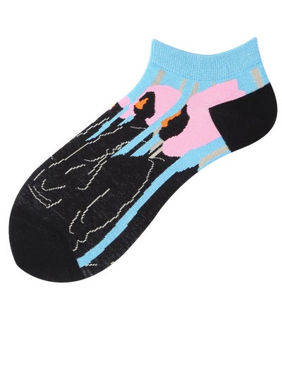 Buy Unisex Absorb Sweat and Deodorize Socks 3 Pairs High Quality Socks One Size Fits All in UAE