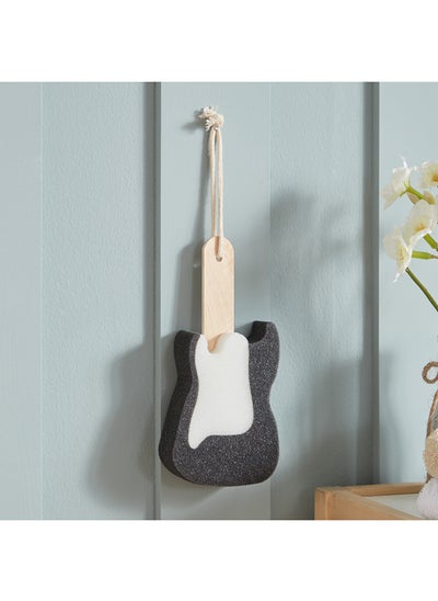 Buy Guitar Shaped Bath Sponge 21 x 3 x 9.5 cm in UAE