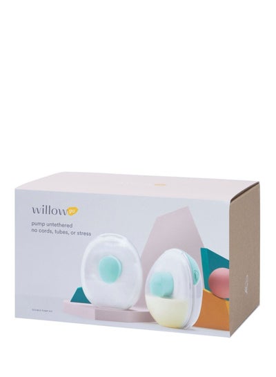 Buy Willow Go Wearable Breast Pump, Hands Free Breast Pump, Double Electric Breast Pump, 21mm and 24mm  | Discreet and Quiet in Bra Design with App Control in Saudi Arabia