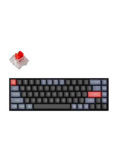 اشتري K6 Pro Wireless Custom Mechanical Keyboard, QMK/VIA Programmable Macro, Hot-Swappable Keychron K Pro Red Switch Keyboard, 65% Layout RGB Backlit Office Keyboard for Mac Windows Linux في الامارات