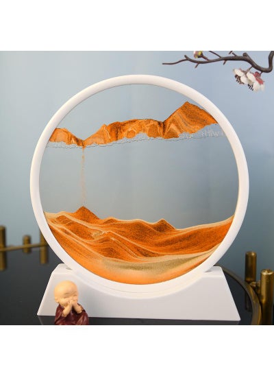 Buy Creative Decorative Sand Painting Hourglass Glass Ornaments in UAE